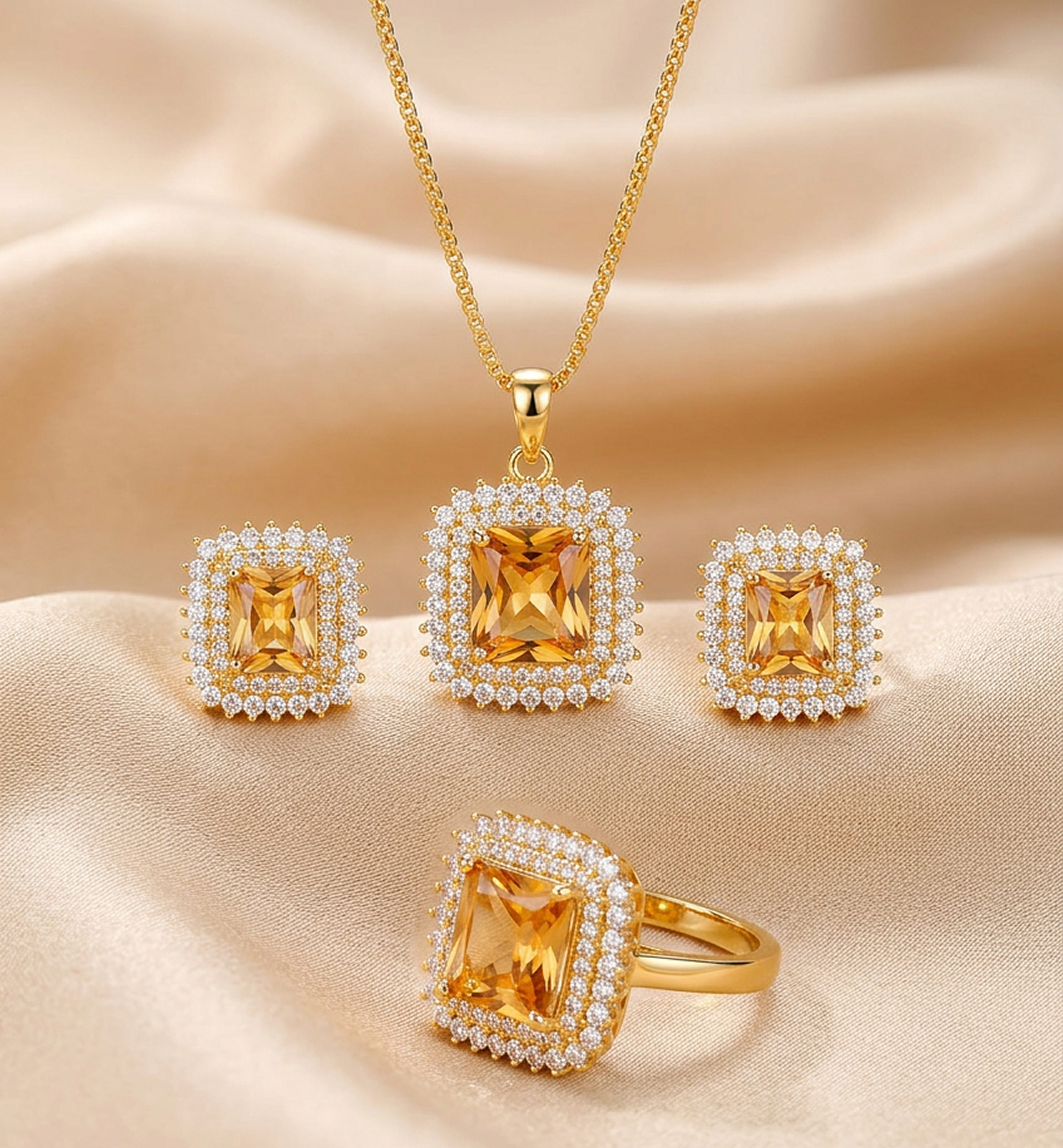 Royal Gold 5-Piece Jewelry Bundle