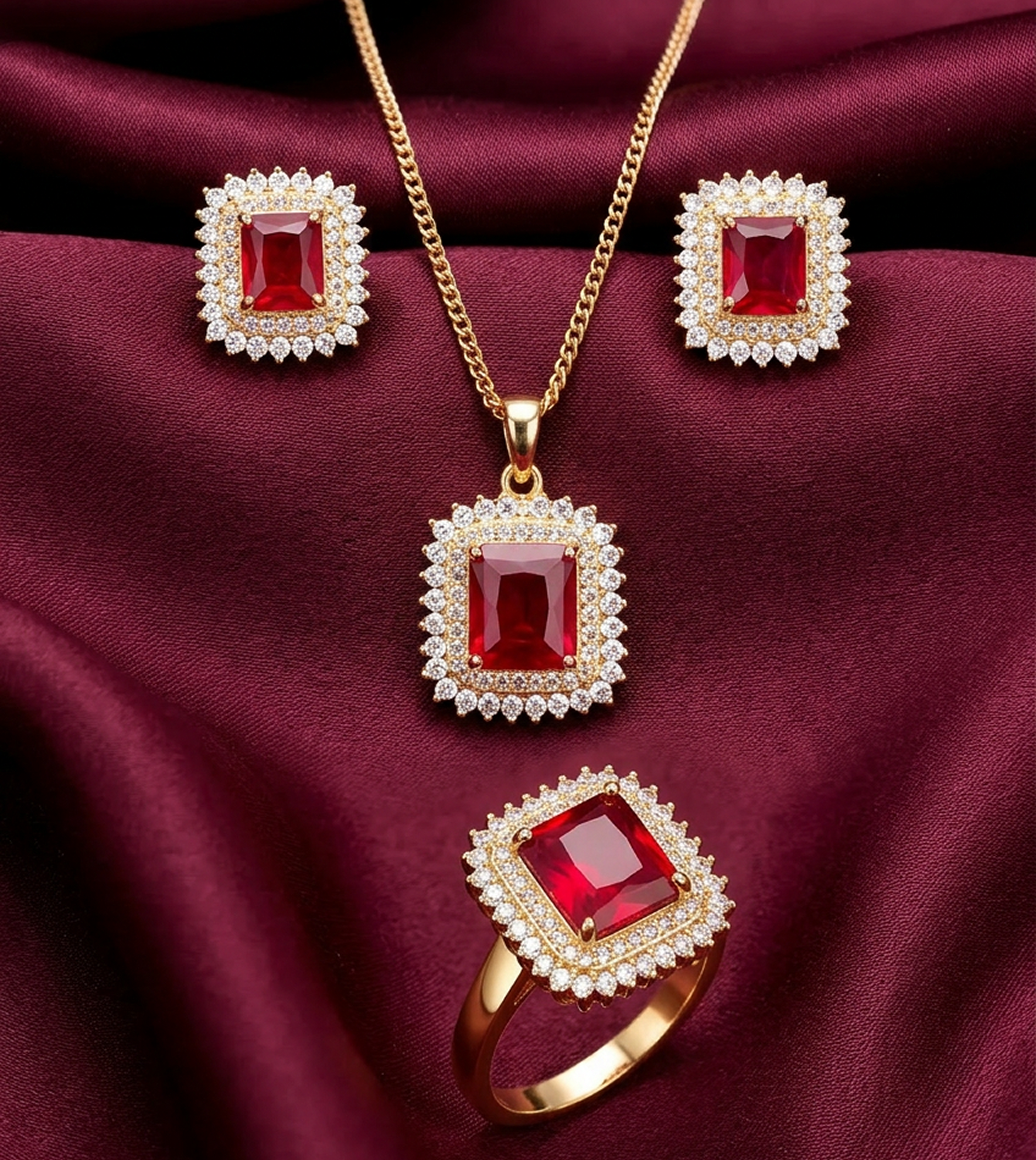 Royal Gold 5-Piece Jewelry Bundle